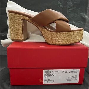 Salvatore Ferragamo Brown Platform Heels